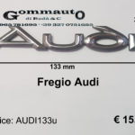 Fregio scritta Audi  mm 133 x 22