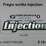 Fregio scritta Injection mm 128x30 (Renault)