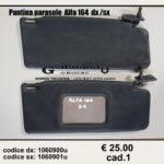 Pantina aletta dx/sx parasole Alfa Romeo 164