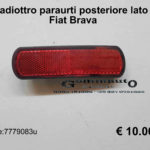Catadiottro / caterifrangente  paraurti posteriore lato dx Fiat Brava