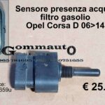 Sensore presenza acqua Opel Corsa D