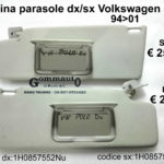 Pantina / aletta parasole dx / sx Volkswagen Polo 94>01