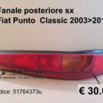 Fanale post. Sx Fiat Punto Classic 5p