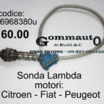 Sonda lambda per motori Citroen - Fiat - Peugeot