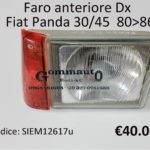 Faro anteriore Dx Fiat Panda 30/45 80>86