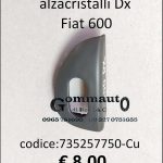 Cornice interruttore alzacristalli Dx Fiat 600