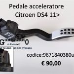 Pedale acceleratore Citroen DS4 2011>