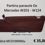 Pantina parasole Dx Mercedes W201 - W124