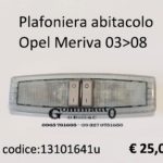 Plafoniera posteriore abitacolo Opel Meriva 03>08