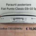 Paraurti post. Fiat Punto Classic 5p