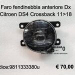 Faro fendinebbia Dx Citroen DS4 Crossback 11>18