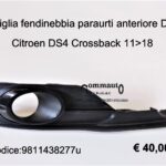 Griglia fendinebbia paraurti ant. Dx Citroen DS4 Crossback 11>18
