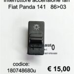 Interruttore accensione fari Fiat Panda 141 86>03