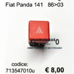 Interruttore luci emergenza Fiat Panda 141