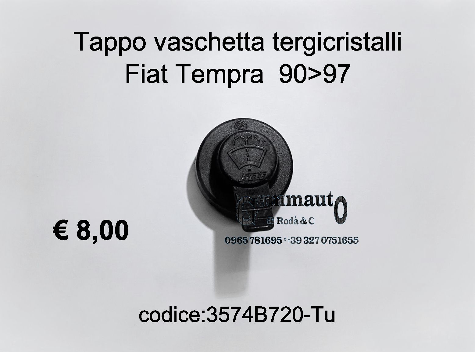 Tappo vaschetta tergi Fiat Tempra 90>97