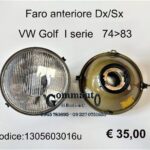 Faro anteriore Golf I Serie 74>83