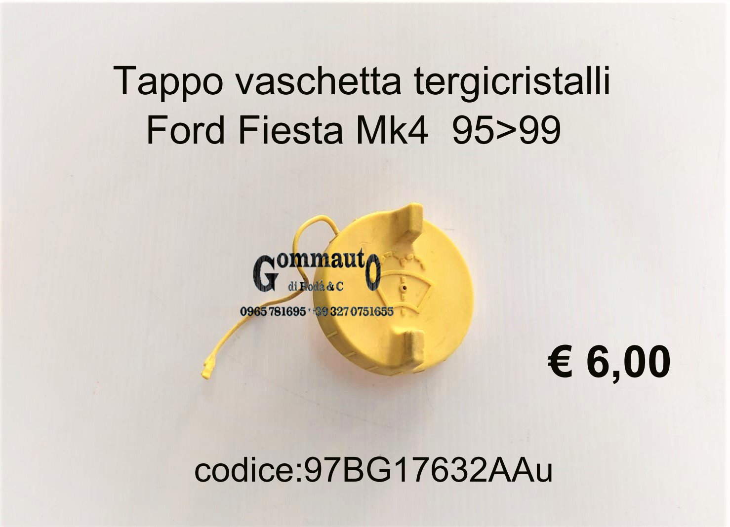 Tappo vaschetta tergi Ford Fiesta 95>99