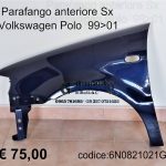 Parafango anteriore Sx Vw Polo 99>01