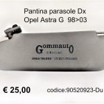 Pantina parasole Dx Opel Astra G 98>03
