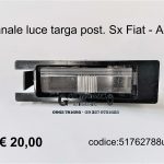 Fanale luce targa post. Sx Fiat-Alfa