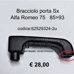 Bracciolo porta Sx Alfa Romeo 75