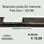 Bracciolo porta Dx marrone Fiat Uno