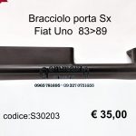 Bracciolo porta Sx Fiat Uno 83>89