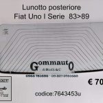 Lunotto posteriore Fiat Uno 83>89
