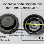 Coperchio portalampada faro Fiat Punto Classic