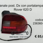 Fanale post. Dx completo Rover 620 D