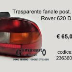 Trasparente fanale post. Dx Rover 620 D