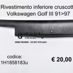Rivestimento inf. cruscotto VW Golf III