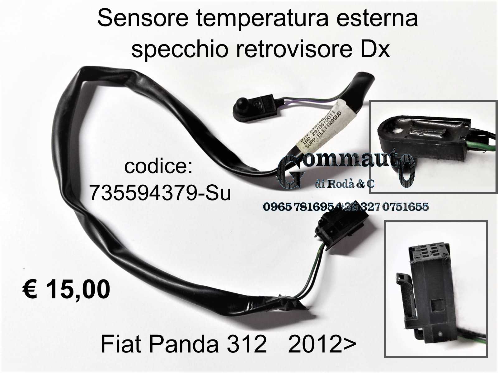 Sensore temperatura esterna Fiat Panda