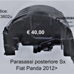 Parasassi posteriore Sx Fiat Panda 2012>
