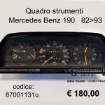 Quadro strumenti Mercedes Benz 190