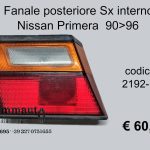 Fanale post. Sx interno Nissan Primera