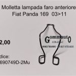 Molletta lampada faro ant. Fiat Panda 169