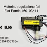 Motorino regolazione fari Fiat Panda 169
