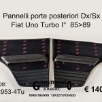 Pannelli porte post. Fiat Uno Turbo I