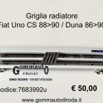 Griglia radiatore Fiat Uno CS/Duna