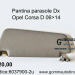 Pantina parasole Dx Opel Corsa D