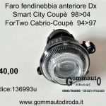 Faro fendinebbia Dx Smart