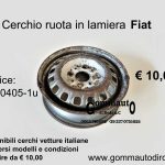 Cerchio ruota in lamiera Fiat
