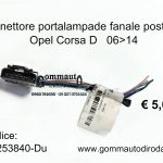Connettore fanale post. Dx Opel Corsa D