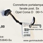 Connettore fanale post. Sx Opel Corsa D