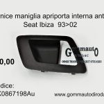Cornice maniglia apriporta Dx Seat Ibiza