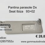 Pantina parasole Dx Seat Ibiza 93>02