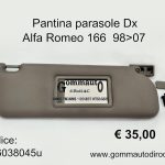 Pantina parasole Dx Alfa Romeo 166 98>07