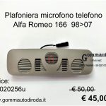Plafoniera microfono telefono Alfa 166