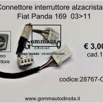 Connettore interruttore alzacristalli Fiat Panda 169